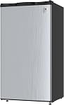 RCA RFR322 Mini Réfrigérateur, Compartiment de congélateur compact, Commande thermostat réglable, Porte réversible, Réfrigérant idéal pour dorme, Bureau, Appartement, Inox platine, 3.2 Pieds cubiques