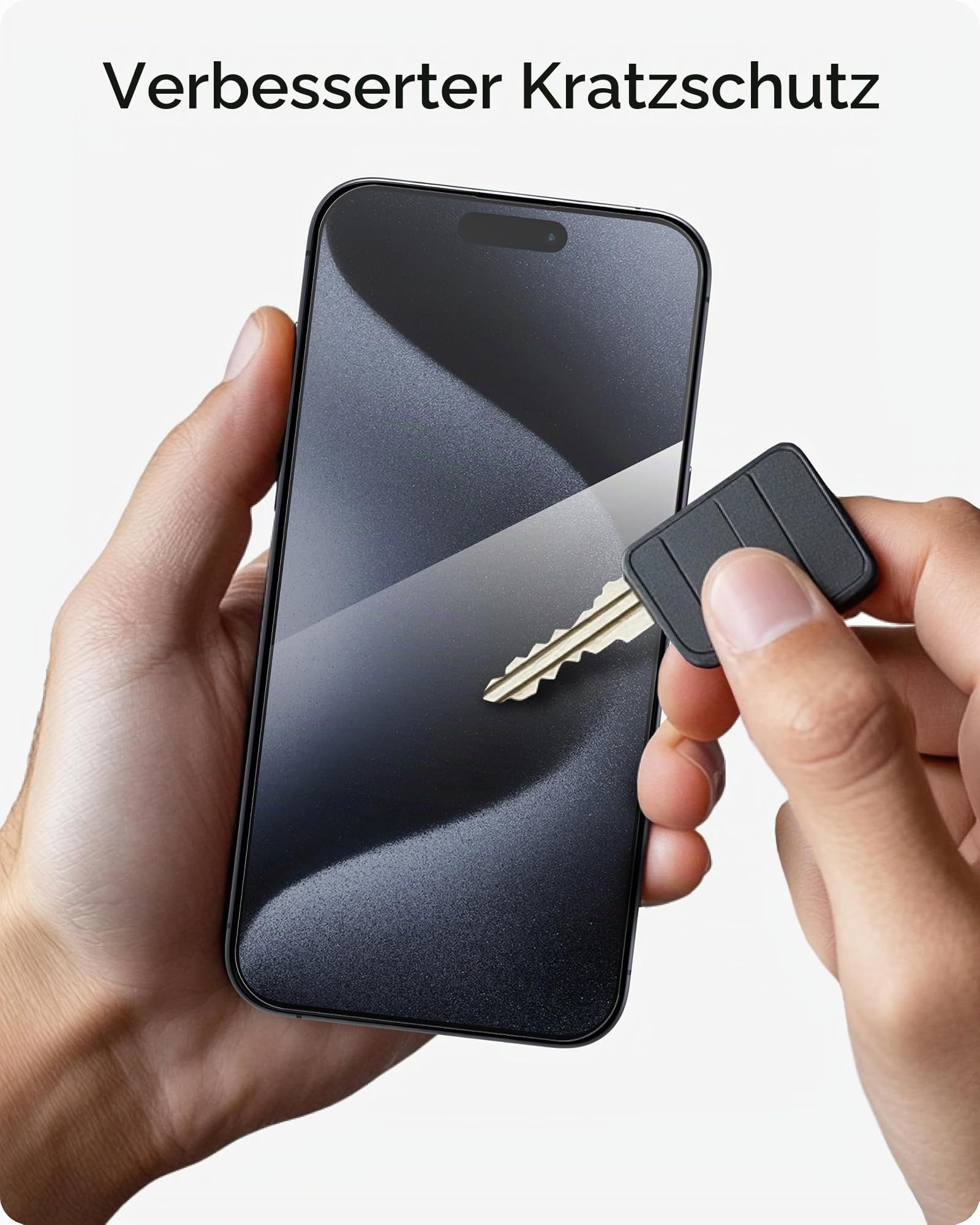 ZAGG InvisibleShield Glass Elite iPhone 15 Pro Max Displayschutzfolie - 5X stärker mit verstärkten Kanten, kratz- & wischfeste Oberfläche, einfache Montage