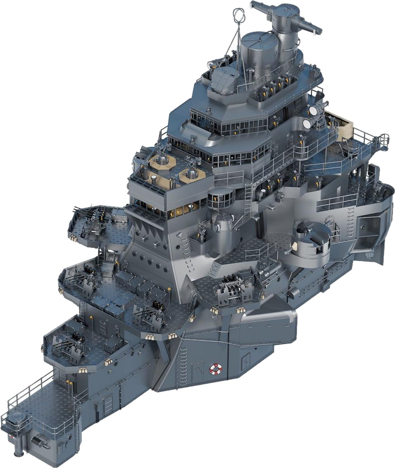 唯一の高反発&1番FWの激飛びロング2オン兵器! マミヤ仕様ハイパーブレードFW 誰でも作れる1/700艦艇模型 巡洋戦艦 天城 | 誰でも作れる1/700