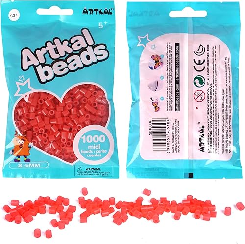 Miniatura 3 de Cuentas de fusión que brillan en la oscuridad, 1000 cuentas de fusión compatibles con Perler Beads Hama, cuentas de fusible de 0.197 in para