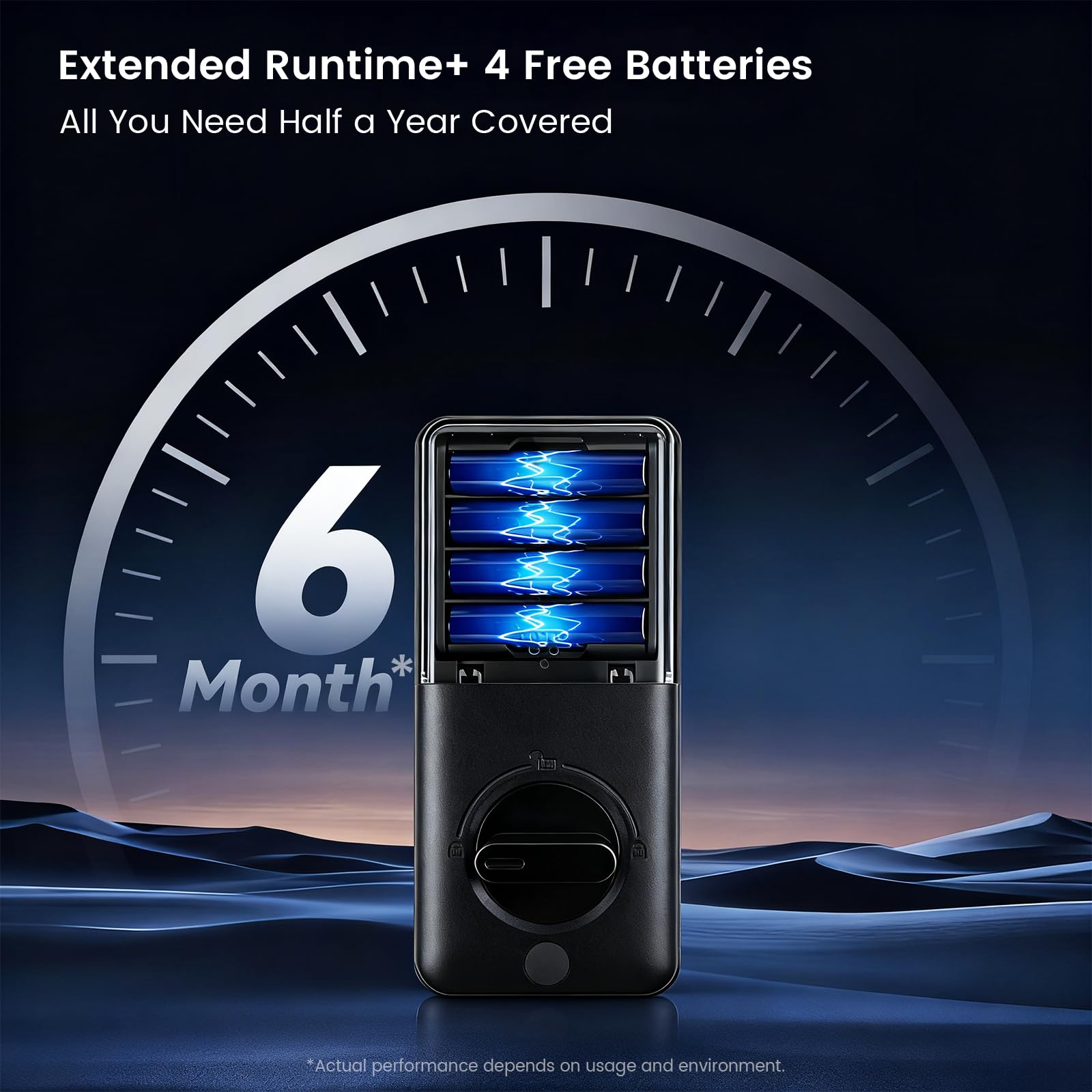 Keyless Entry Door Lock, Smart Door Lock, Smart Deadbolt Lock with Keypad, Auto & One Touch Lock | Smart Locks for Front Door | Easy Installation | Exact Fingerprint | App Control | 12-Month Battery