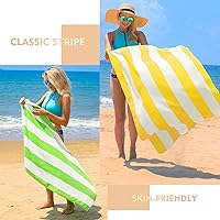 Vista 7 de Exclusivo Mezcla - Toalla de playa a rayas, 35 x 60 pulgadas y 35 x 70 pulgadas