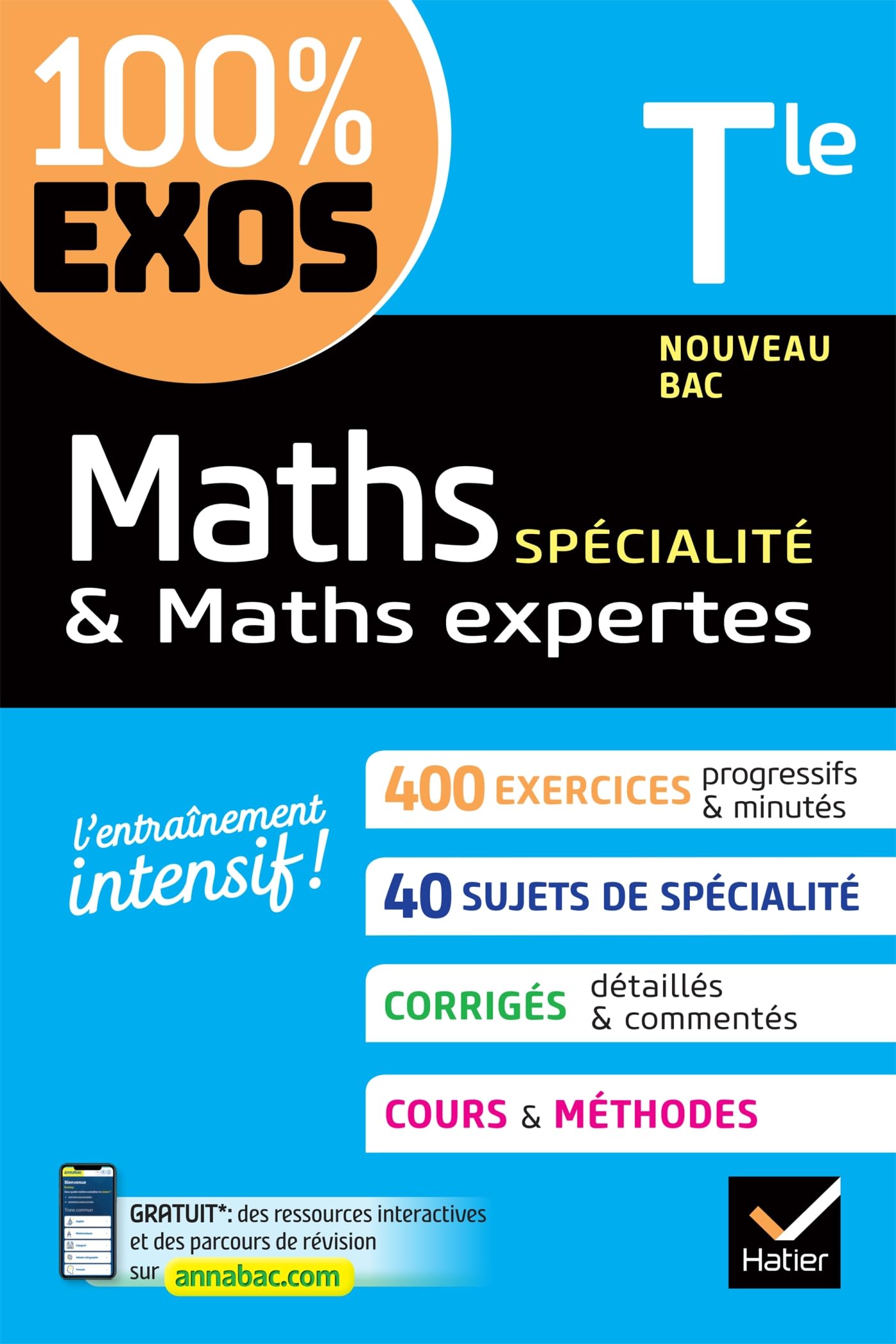 Maths (spécialité) & Maths expertes (option) Tle générale: exercices résolus - Nouveau bac Terminale