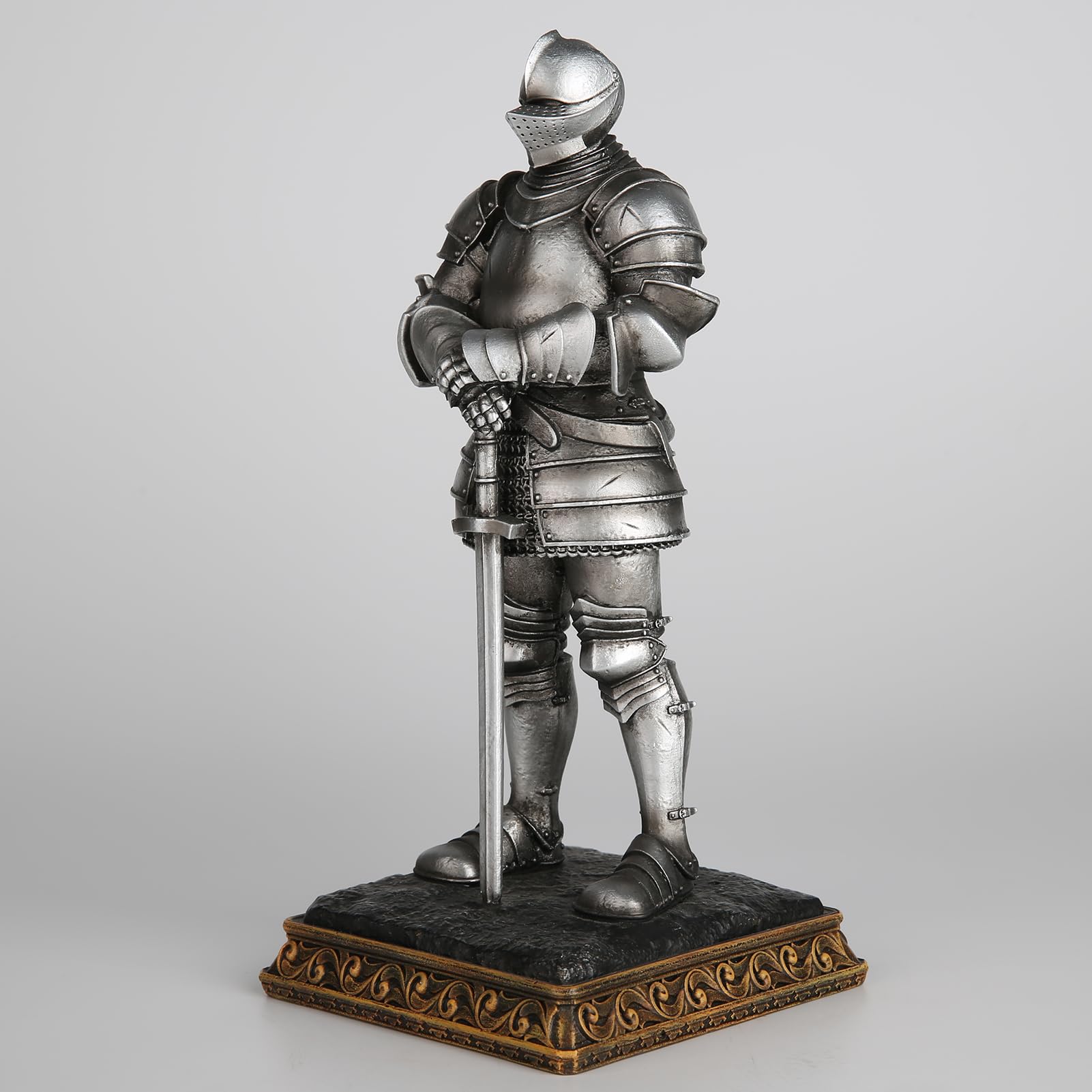 Amazon.co.jp: Grace4Joy 中世の騎士像 - 騎士の鎧 立っている置物 家