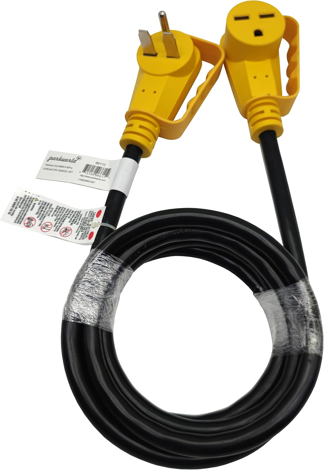 Parkworld NEMA 6-30 Extension Cord for Workshop and EV Charger, 3-Prong, 30 AMP, 250 Volts, 7500 Watts (10FT)