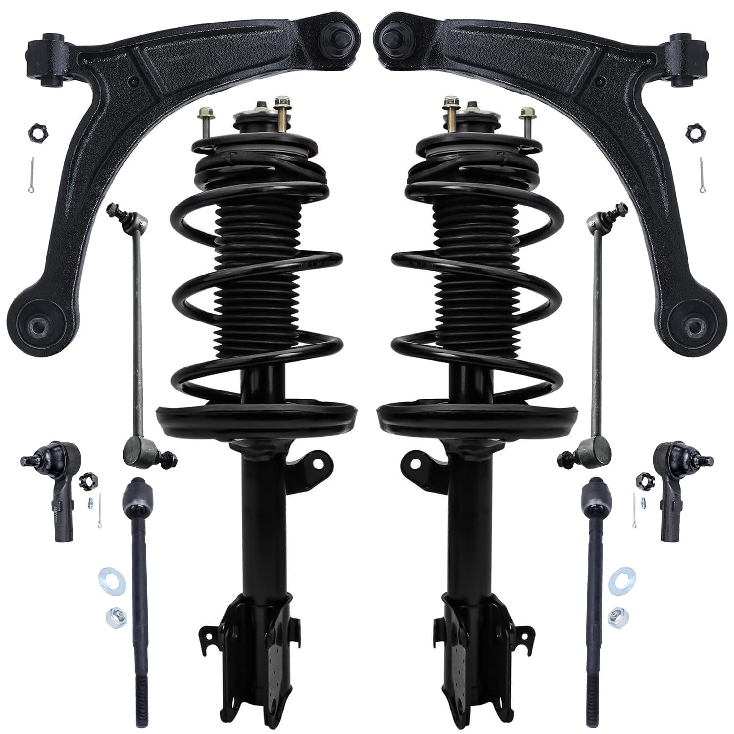 Detroit Axle - Front End Suspension Kit for 06-14 Honda Ridgeline