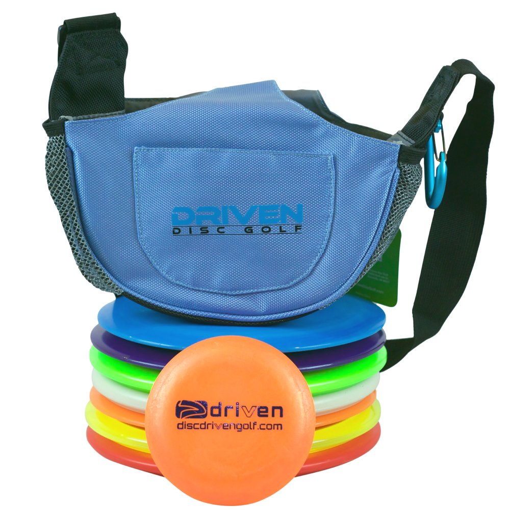 Arctic Blue Slingshot Disc Golf Bag by Driven (Bag only, Discs Sold Seperately)