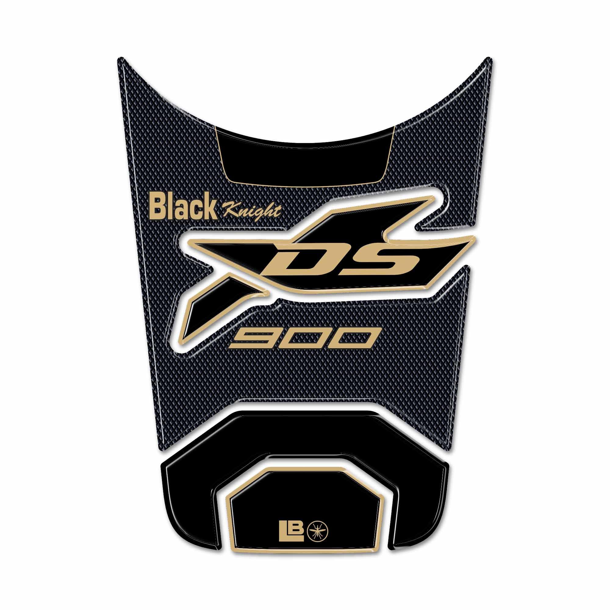 labelbike Adesivo 3D Moto Paraserbatoio Compatibile con Voge Valico | 900DSX 2024, Protezione in Resina, Antigraffio, Decorazione, Oro