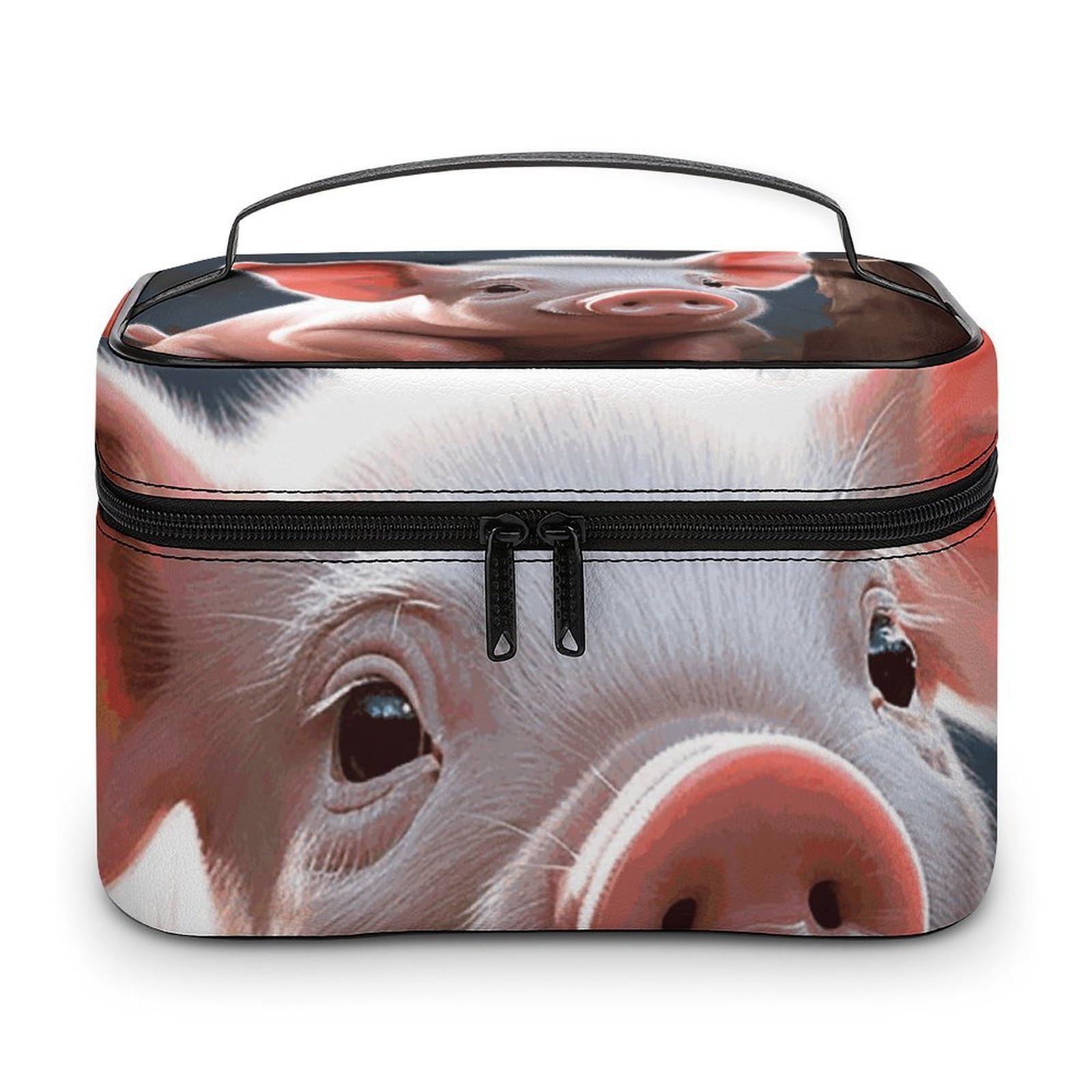 Neceser de maquillaje con compartimentos de cerdito, bolsa de aseo grande e impermeable 8