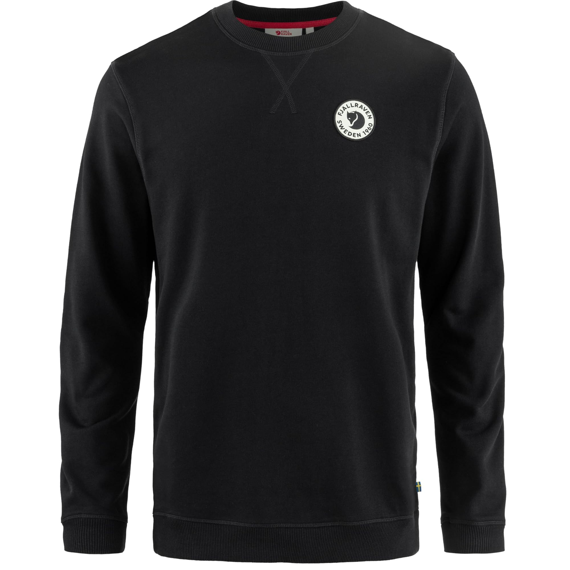 FJALLRAVEN 87163-550 1960 Logo Badge Sweater M Sweatshirt Men's Black Size L