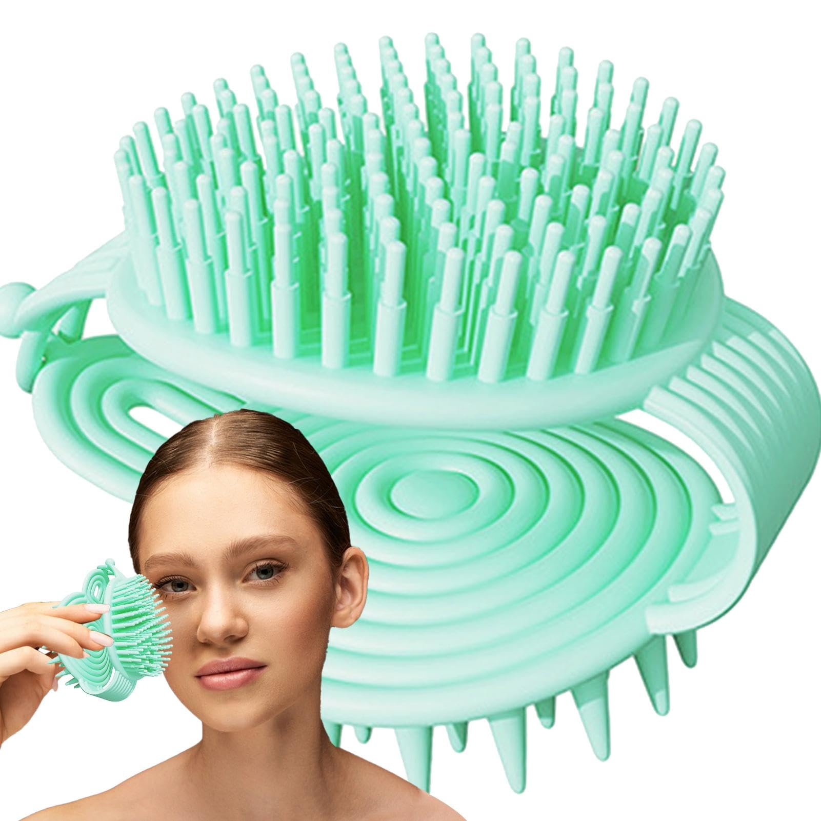 Amazon.co.jp: シャンプーブラシ、頭皮スクラバー,ビスタ両面洗髪