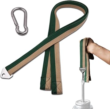 Multifunction Arm Wrestling Pronation Belt Strap, with Stainless Steel Triangle Buckle - Versatile 79" Non-Slip & Durable Strap, Pronation and Back Pressure Forearm Strength Training Equipment