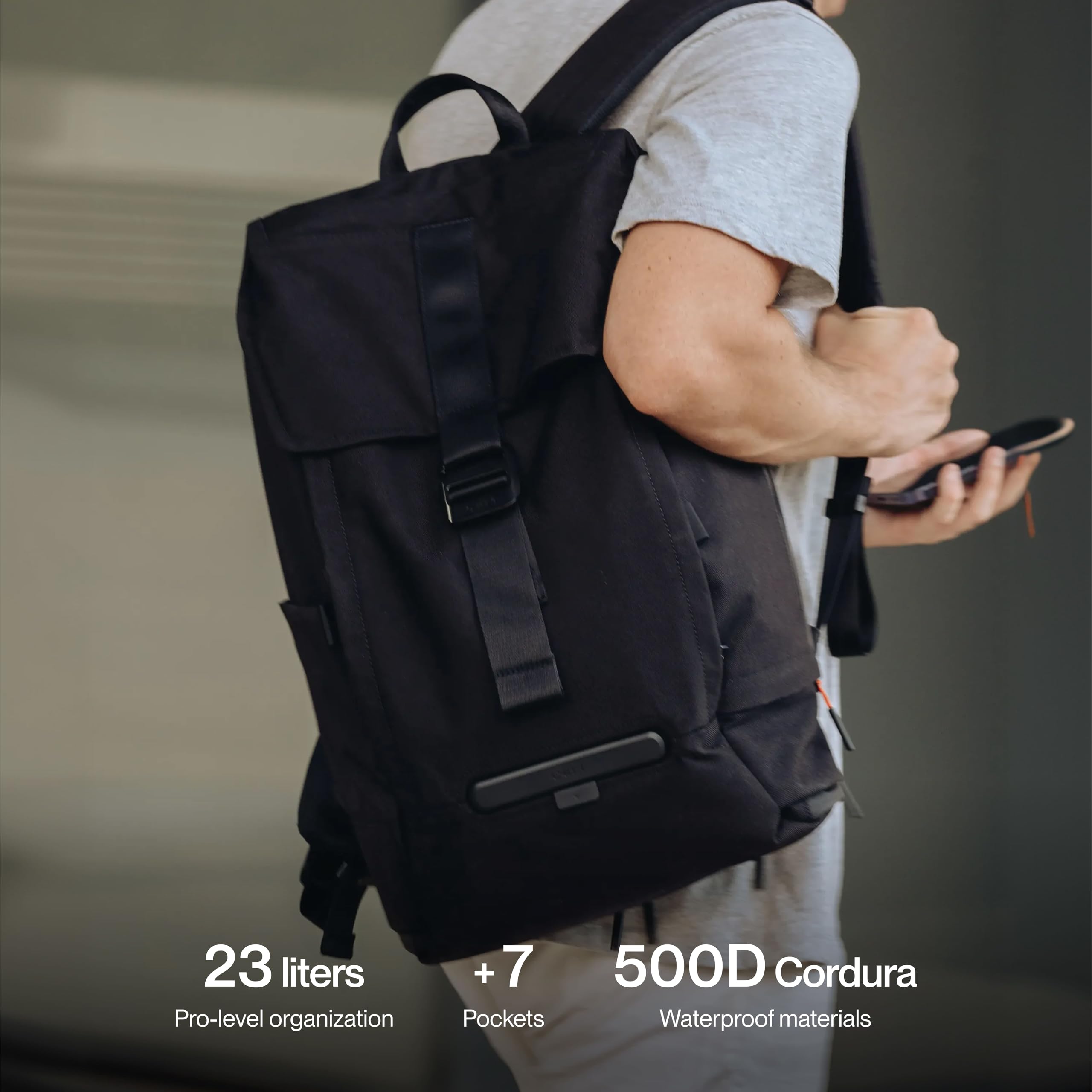 TORCH Mochila Urbana Inteligente 23L | Impermeable, Laptop 16p, Soporte