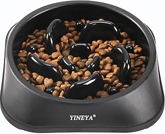 YINEYA Pet Supplies Slow Feeder Dog Bowls Small Breed, Dog Slow Feeder Bowl, Dog Food Bowls Slow Feeder, Dog Bowl Slow Feeder, Dog Puzzle Feeder Bowls, Dog Bowls Medium Size Dog, Slow Eating Dog Bowl