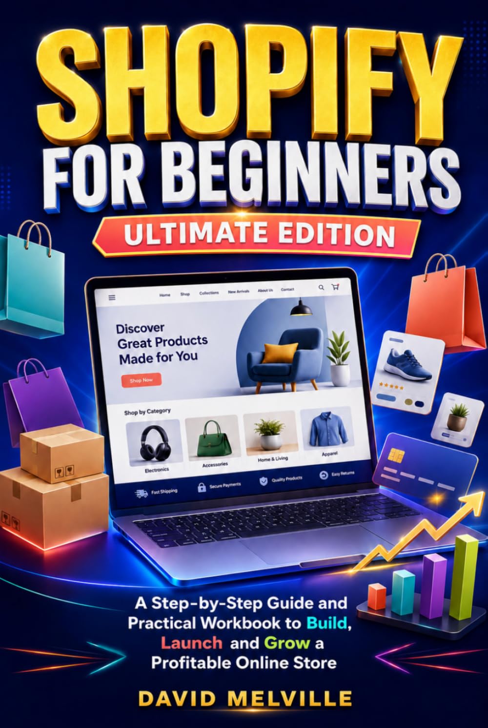 Shopify for Beginners: Ultimate Edition: A Step-by-Step Guide and Practical Workbook to Build, Launch and Grow a Profitable Online Store (The Shopify Business Success Series)