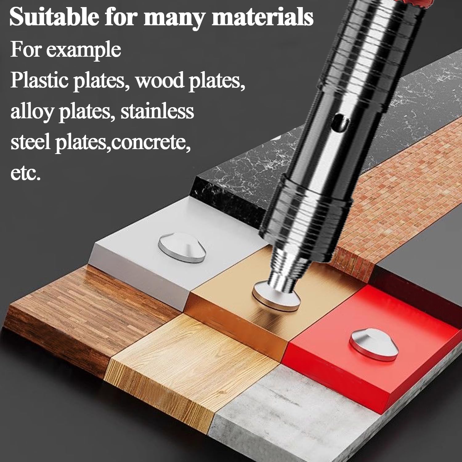 Cloueur Béton,Cloueuse Pneumatique Compacte,Cinq Vitesses Réglables | Kit Pour Ongles En Béton,Outils De Fixation Pour Murs De Briques Rouges, Murs En Béton Et Planches En Bois