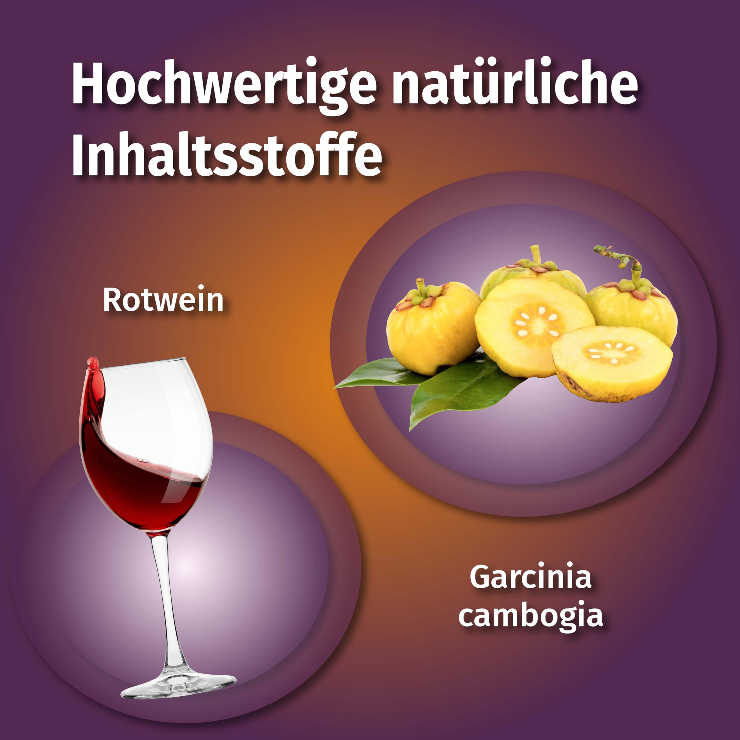 Nature's Finest by Nutrisslim Cellulite PRO - Anti Cellulite, Hunger Blocker, Fettblocker zum Abnehmen für Damen - Mit Garcinia Cambogia und Rotweinextrakt