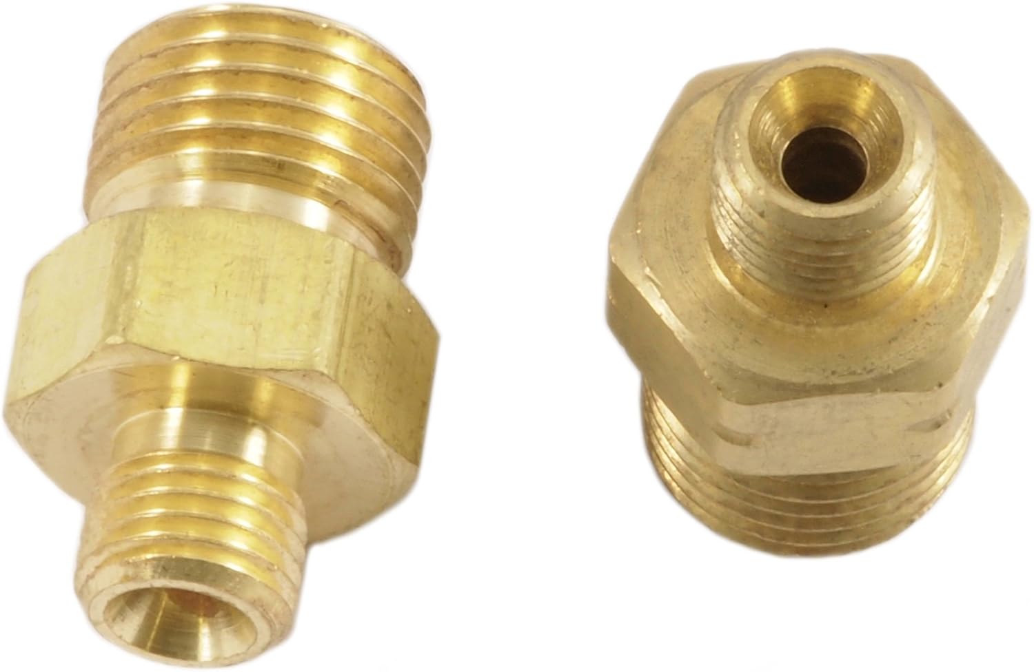 Forney 86152 Oxygen and Acetylene Hose Couplers A To B and B To A Carded Pair
