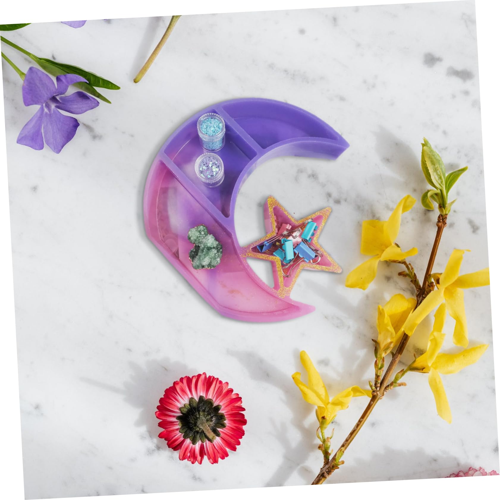 Stampo Fai Da Te in Silicone Per Versamento Di Resina Epossidica Strumenti Per Artigianato Artistico Riutilizzabile e Facile Da Pulire