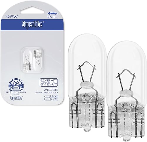 Ampoules W5W 2,1x9,5 D 12V 2 unites