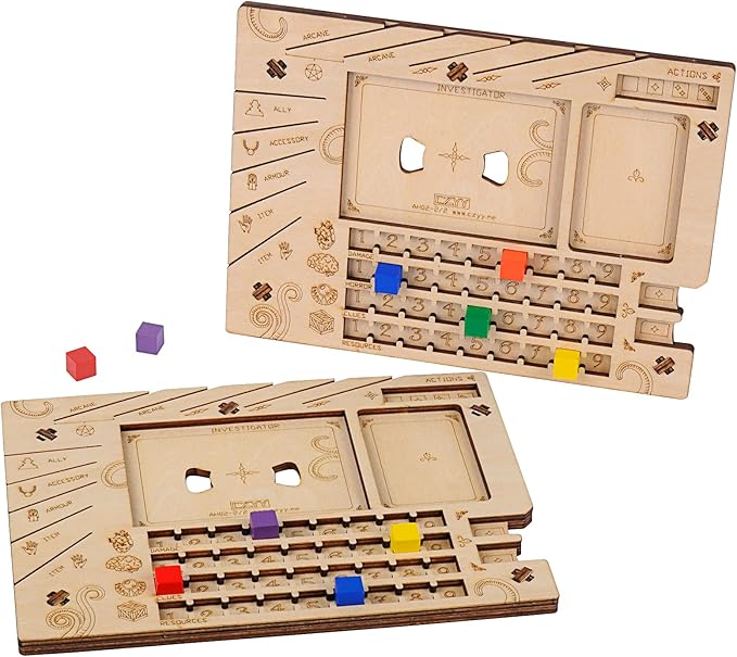 Documents financiers confirment Dead Island 3 pour 2028 8 7181XpG+UgL. AC SX679 Investigator Dashboard Set of 2 Player Organization Board Wood Laser Cut Game Accessories for Arkham Horror LCG & Eldritch Horror