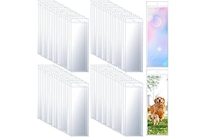 Jumbo Pack of 100 - Clear Bookmark Display Sleeves, for Large 7.5x2.5 Inch Photos