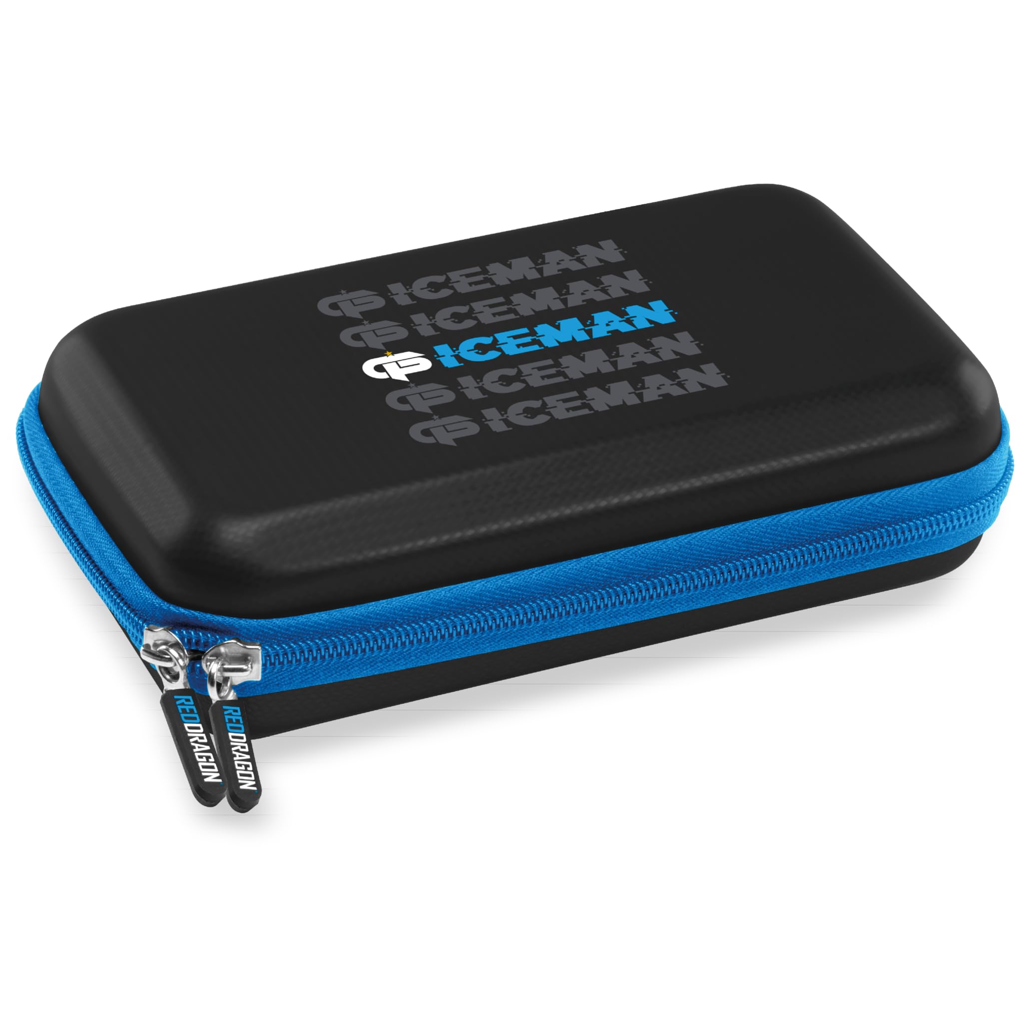 RED DRAGONSuper Tour Dart Case | Gerwyn Price Iceman | Professional Organiser for Accessories | Darts Case Holds 3 Darts Fully Assembled