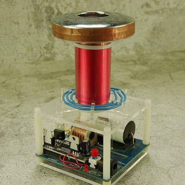 handsmagic mini spark gap tesla coil DIY kit SGTC science physical educational toy cool git