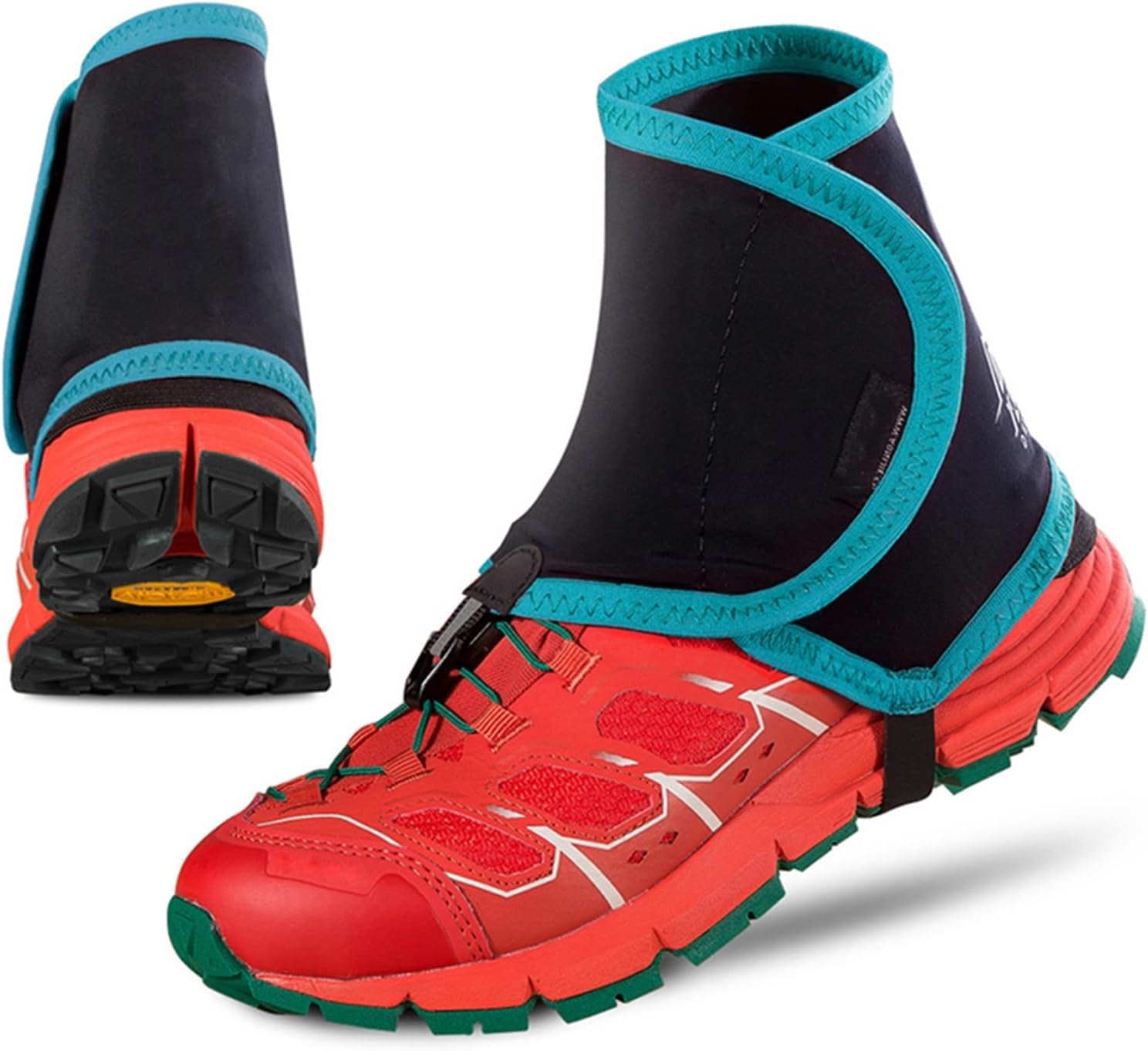 Leg Gaiters,Breathable Snake Gaiters Boots,Adjustable Lightweight Shoes Gaiters,Stretch Composite Fiber for Snow Cross-country Mountain Climbing and Running