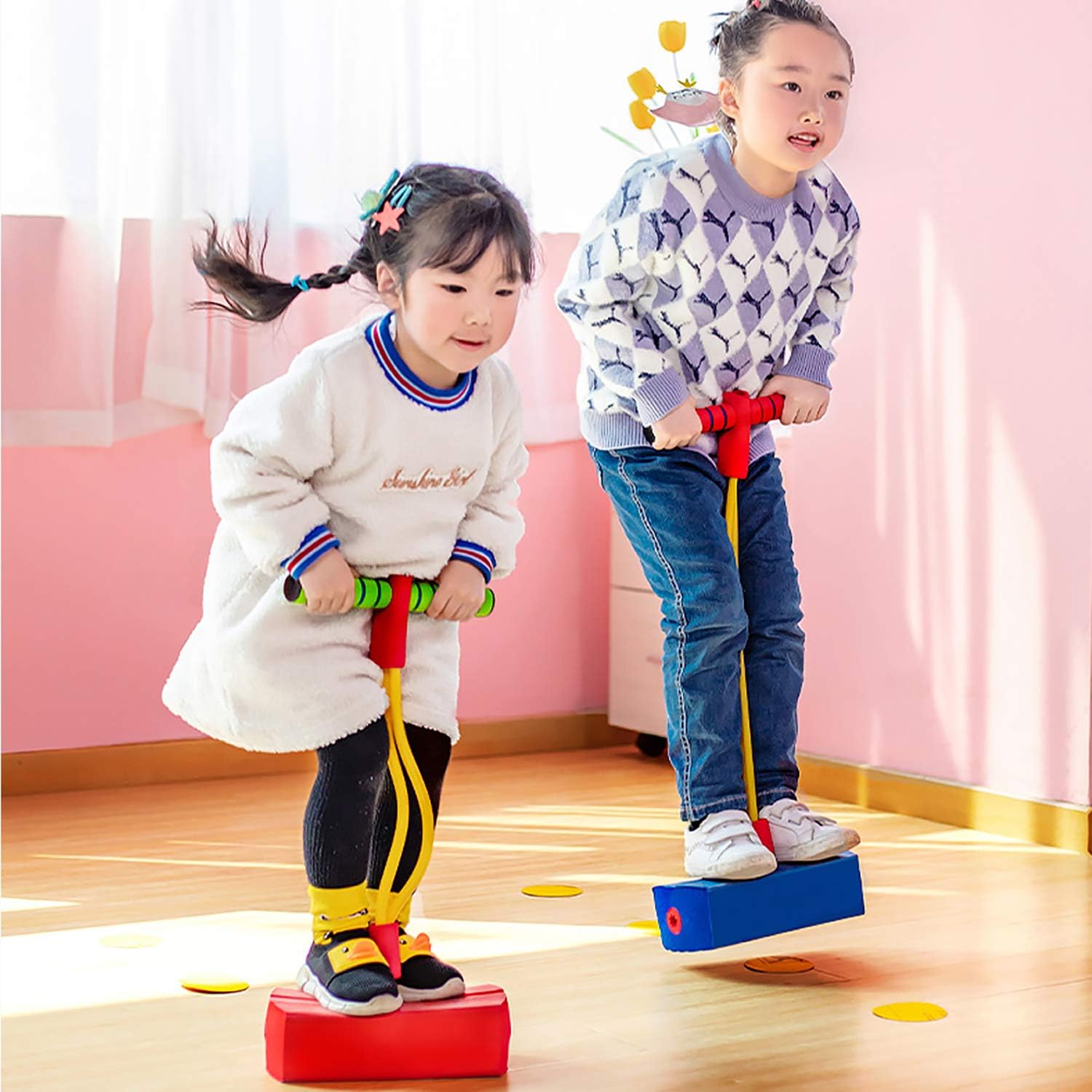 ジャンピングボール 子供 室内遊び 運動 おもちゃ 外遊び 室内 遊具 竹馬 スポーツ 室外 プレゼント