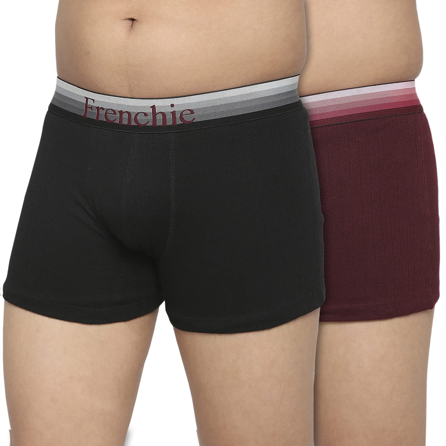 Frenchie U19 - Boxer in cotone per ragazzi e ragazzi, confezione da 2, colori assortiti
