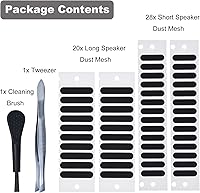 Vista 7 de 48 calcomanías universales de malla para altavoz de teléfono, compatibles con iPhone 17, 16, 15 Pro Max, iPhone 14, 13, 12, Samsung Galaxy S23-S20