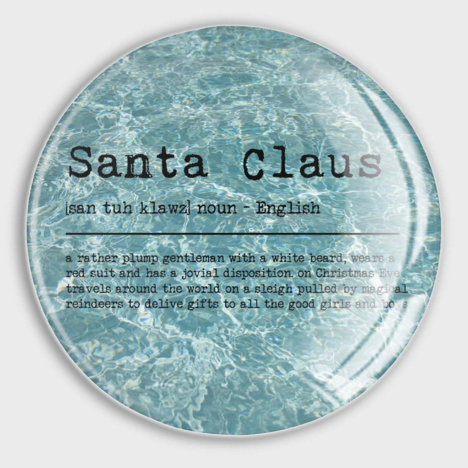 Aimants de réfrigérateur magnétiques Santa Claus pour tableau blanc et armoire