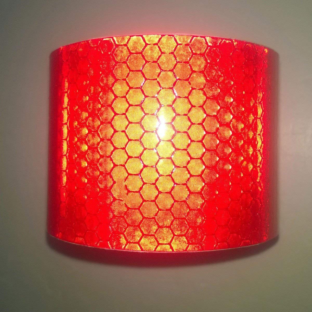 Reemky Lot De 6 Rubans D'avertissement Réfléchissants 5 Cm X 3 M - Forte Réflectivité - Haute