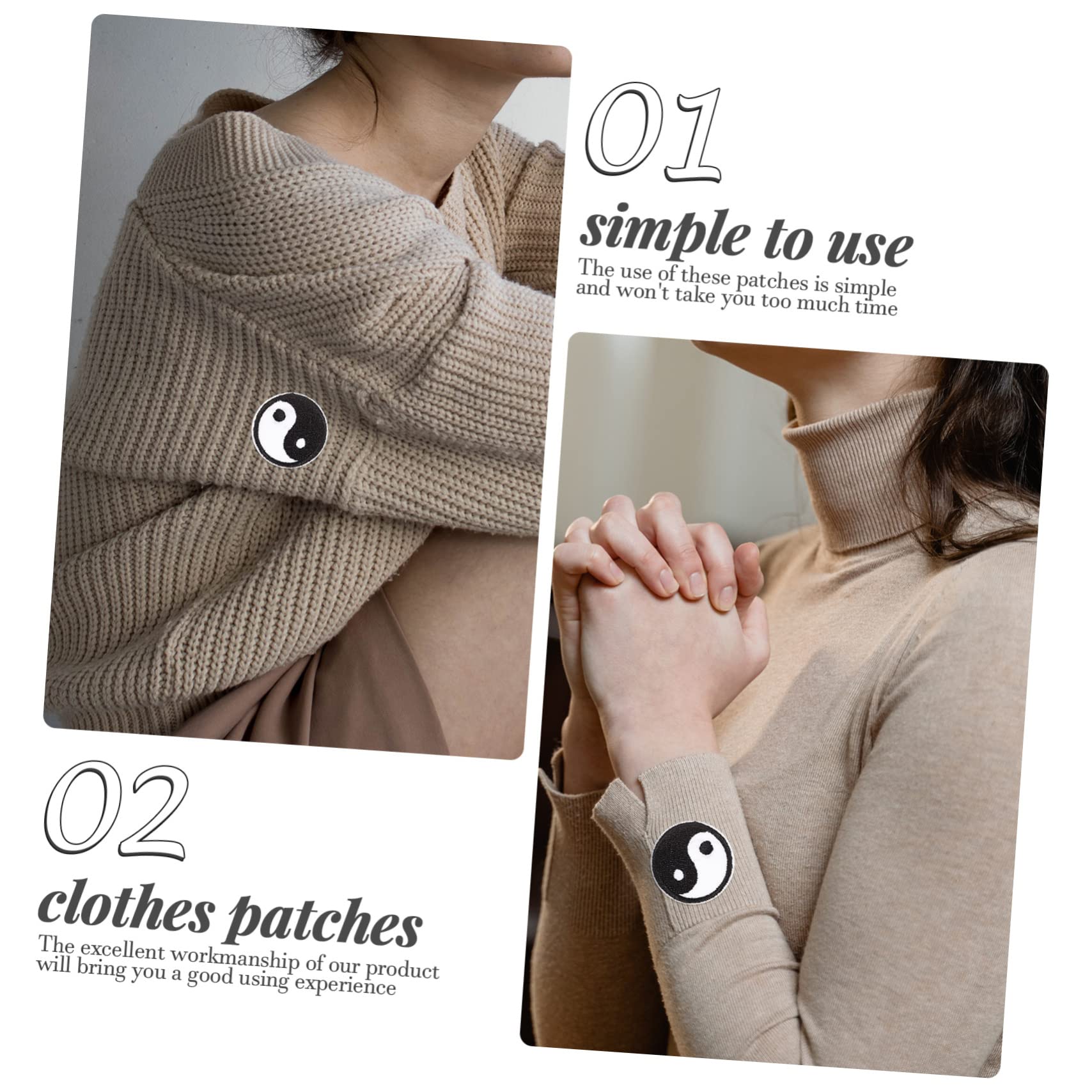 OSALADI 5 Set Toppe Ricamate Per Abbigliamento E Patch Decorativi Per Riparazioni E Decorazioni Eleganti Facile Applicazione Su Shirt Pantaloni E Materiale Resistente E Della 20 Pezzi * 5