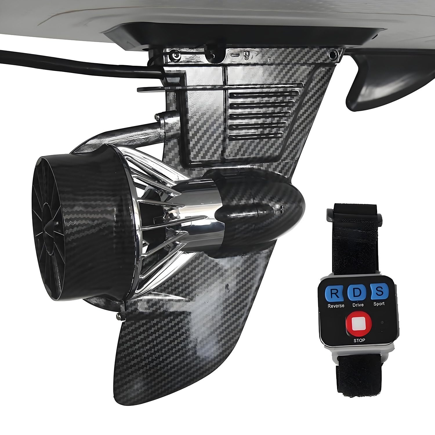 Aileron électrique à batterie 24 V, planche à pagaie, moteur de poussée, kayak de surf avec propulseur à batterie, hélice alimentée, pour aileron électrique de planche de surf