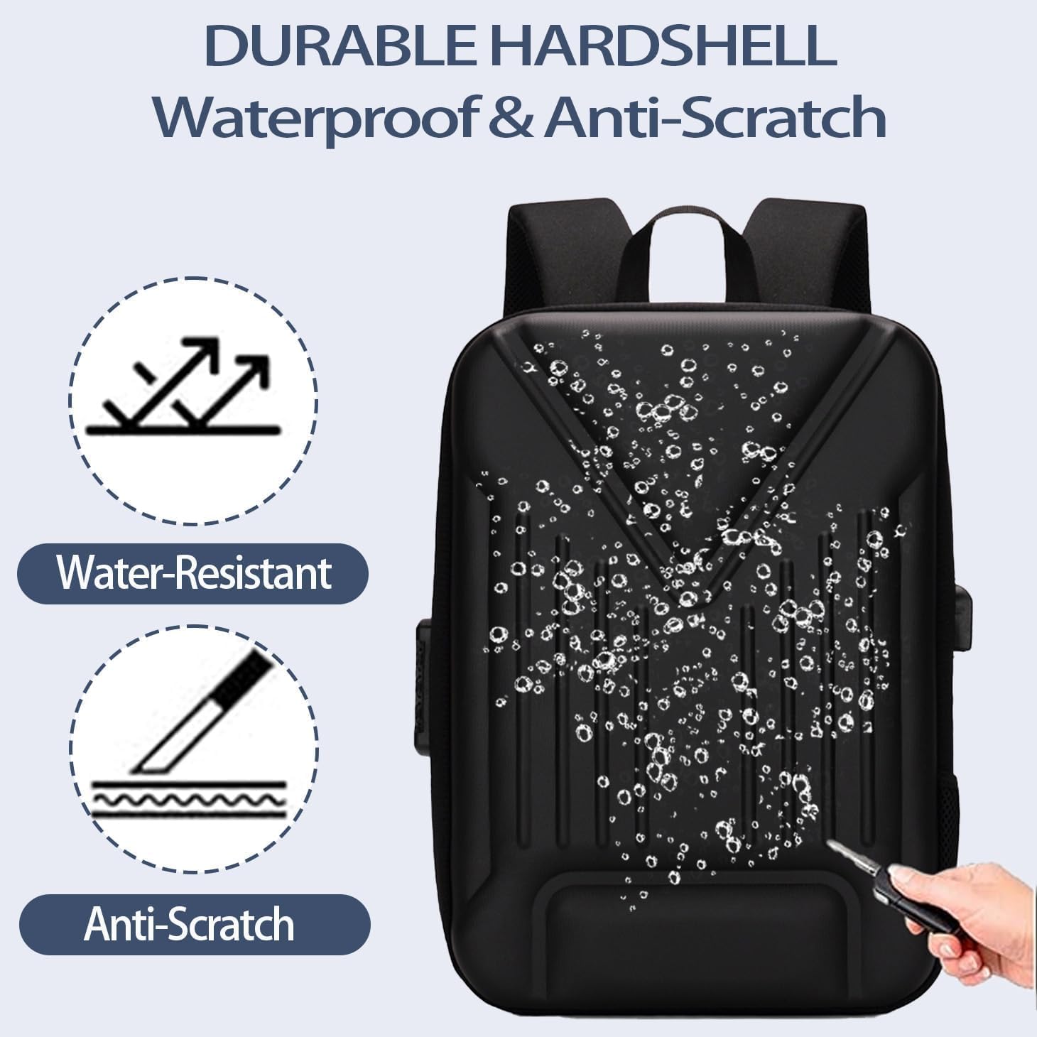 Bag for Starlink Mini - Storage Bag Case for Starlink Dish and All Accessories - Anti-theft Water-resistant (Black 02) image 3