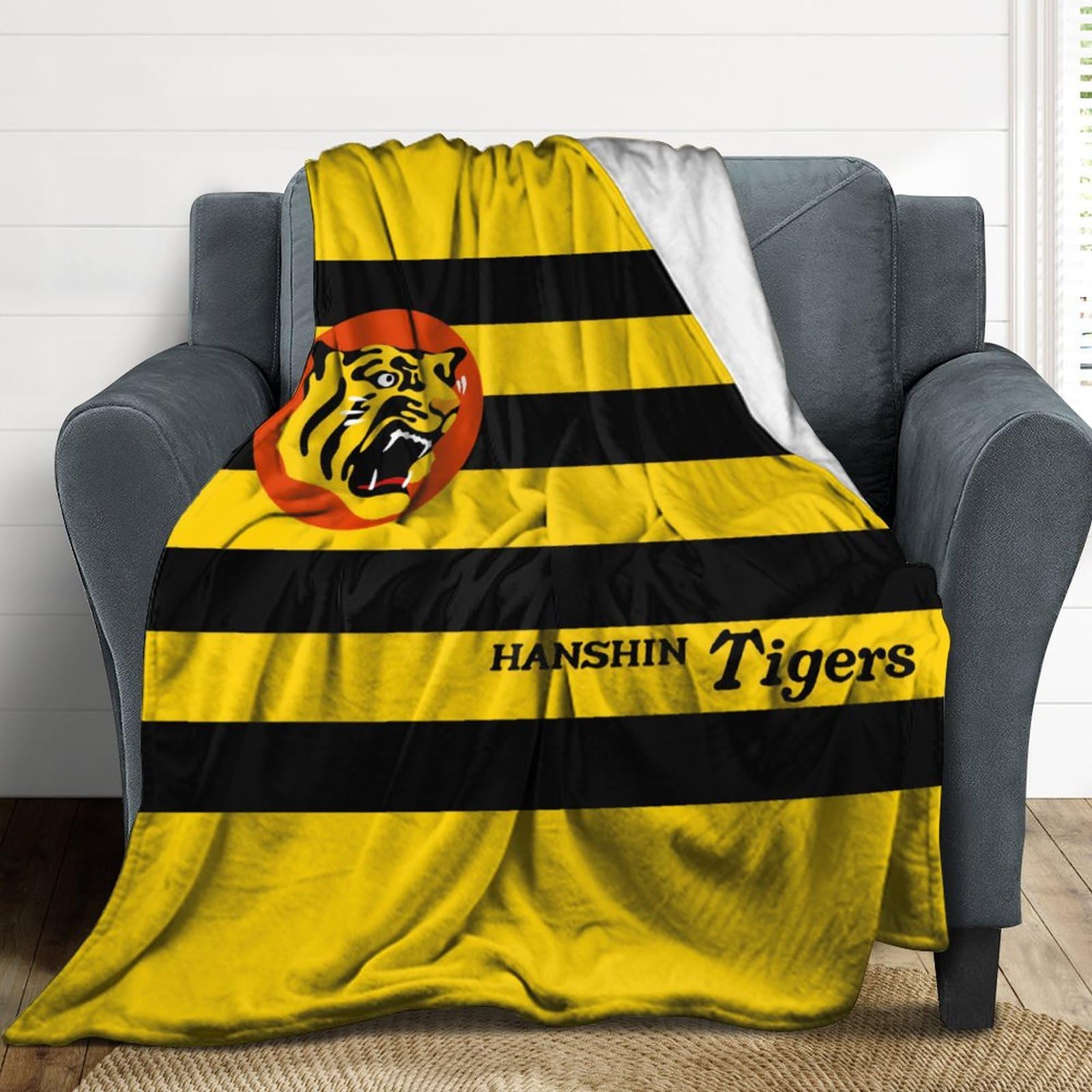限定非売品】阪神タイガース⚾フラッグ綿毛布 サイズ 1400×2000 綿100%
