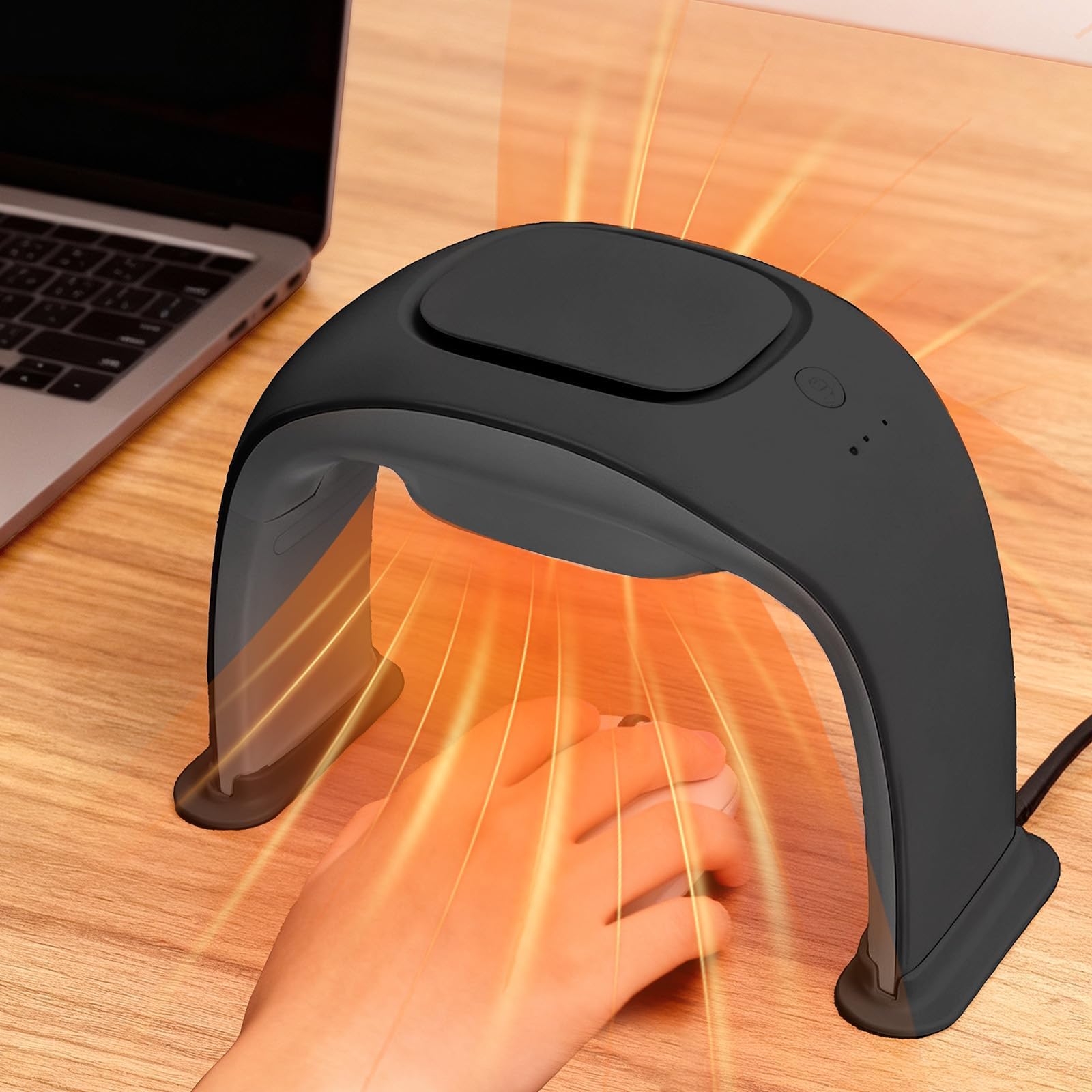 Space Heaters for Indoor Use Desk Hand Warmer Ceramic Energy Efficient Heater with Thermostat Personal Electric Desk Hand