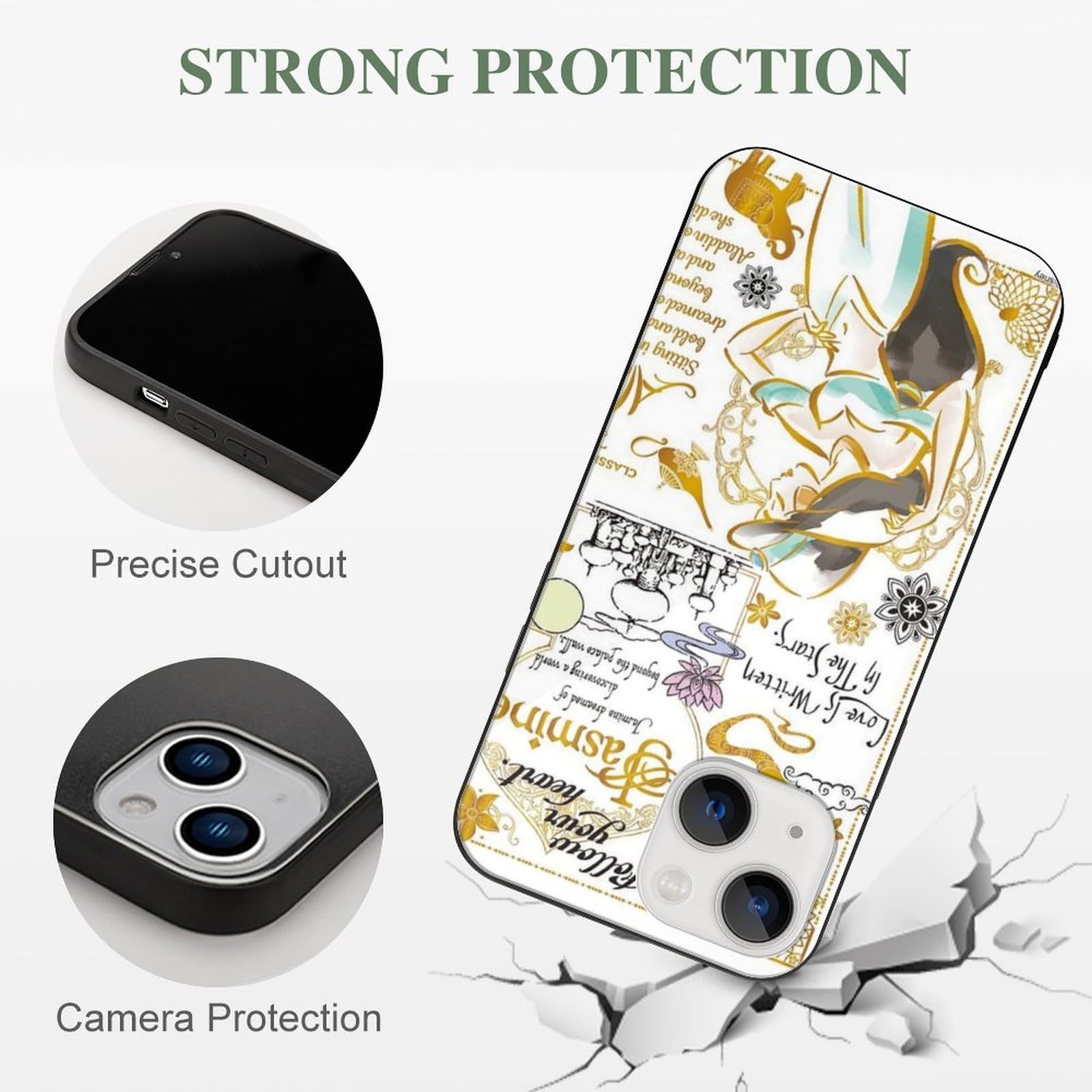 Amazon.co.jp: アラジン ジャスミン スマホケース iPhone 13 Mini 