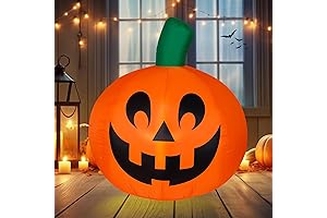 Lumiwind Giant Pumpkin Halloween Decor 5FT