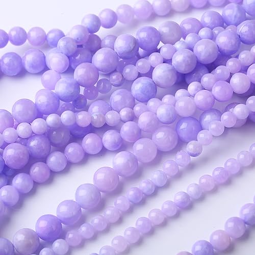 Miniatura 39 de Cuentas redondas sueltas de obsidiana negra de 0.236 pulgadas, cuentas de gemas naturales, cuentas de piedra energética de cristal para hacer joyas