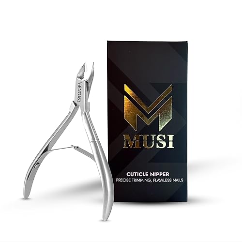 MUSI Cuticle Nipper – Professional Stainless Steel Nail Trimmer &
