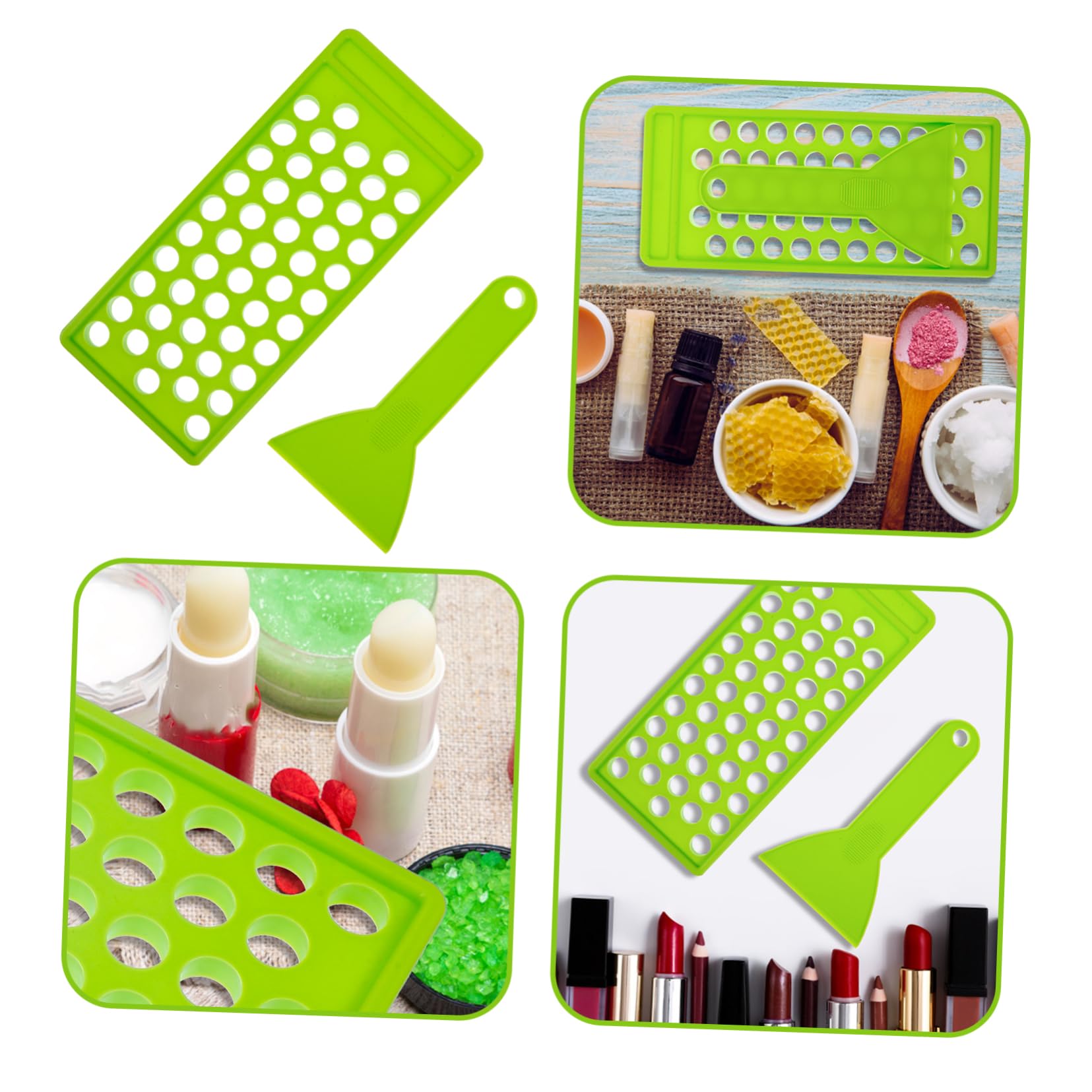 Baluue 3stücke Füllschale Für Lippenbalsam Lippenpflege Mit Spatel Für Röhrchen Für Selbstgemachte Lippenpflege Und Kreative Bastelprojekte