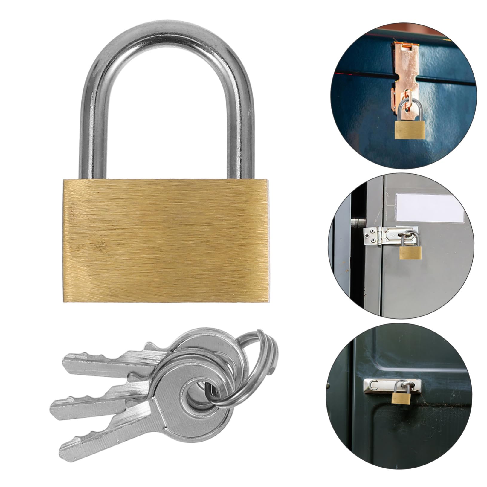 12pezzi Padlock Per Armadietti Stoccaggio e Recinzioni Serrature Chiave Multifunzionale Per Casette