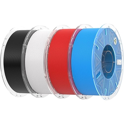 Creality RFID Filament Hyper PLA 4KG, 2025 Latest Batch for K2 Plus Combo, High Speed 3D Printer Filament PLA 30-600mm/s, Hyper RFID Filament Support CFS, Fits for Most 3D Printers