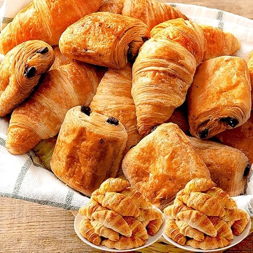 港ダイニングしおそう 選べる ミニ クロワッサン パン・オ・ショコラ 20個 40個 パン 冷凍パン 朝食 おやつ パンオショコラ 菓子パン サンドイッチ 冷凍 お徳用 業務用 フランス チョコレート スイーツ ギフト プレゼント (ミニクロワッサン40個)