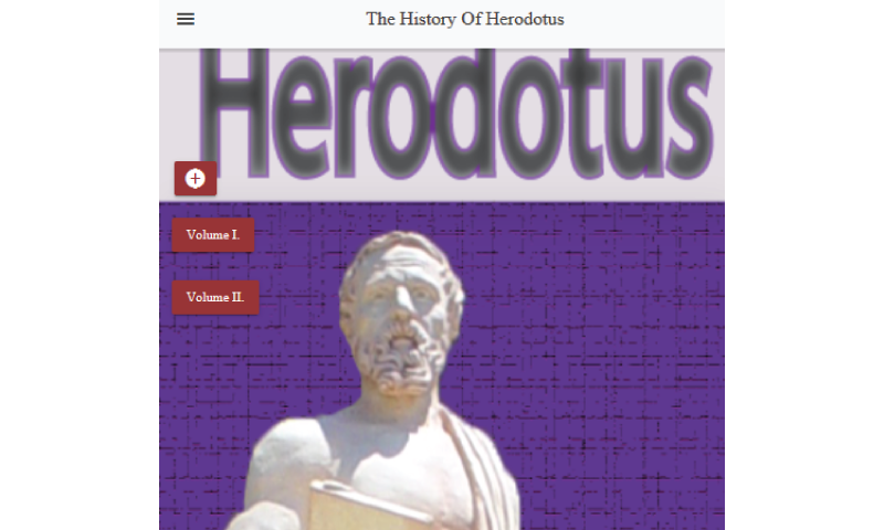 The History of Herodotus Volume I. & Volume II. - App on Amazon Appstore