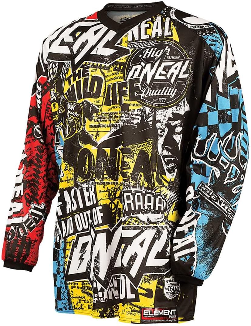 Maglia O'NEAL Element Wild V.22 Ragazzi - Multicolore, XS, 100% Poliestere - Foto 12