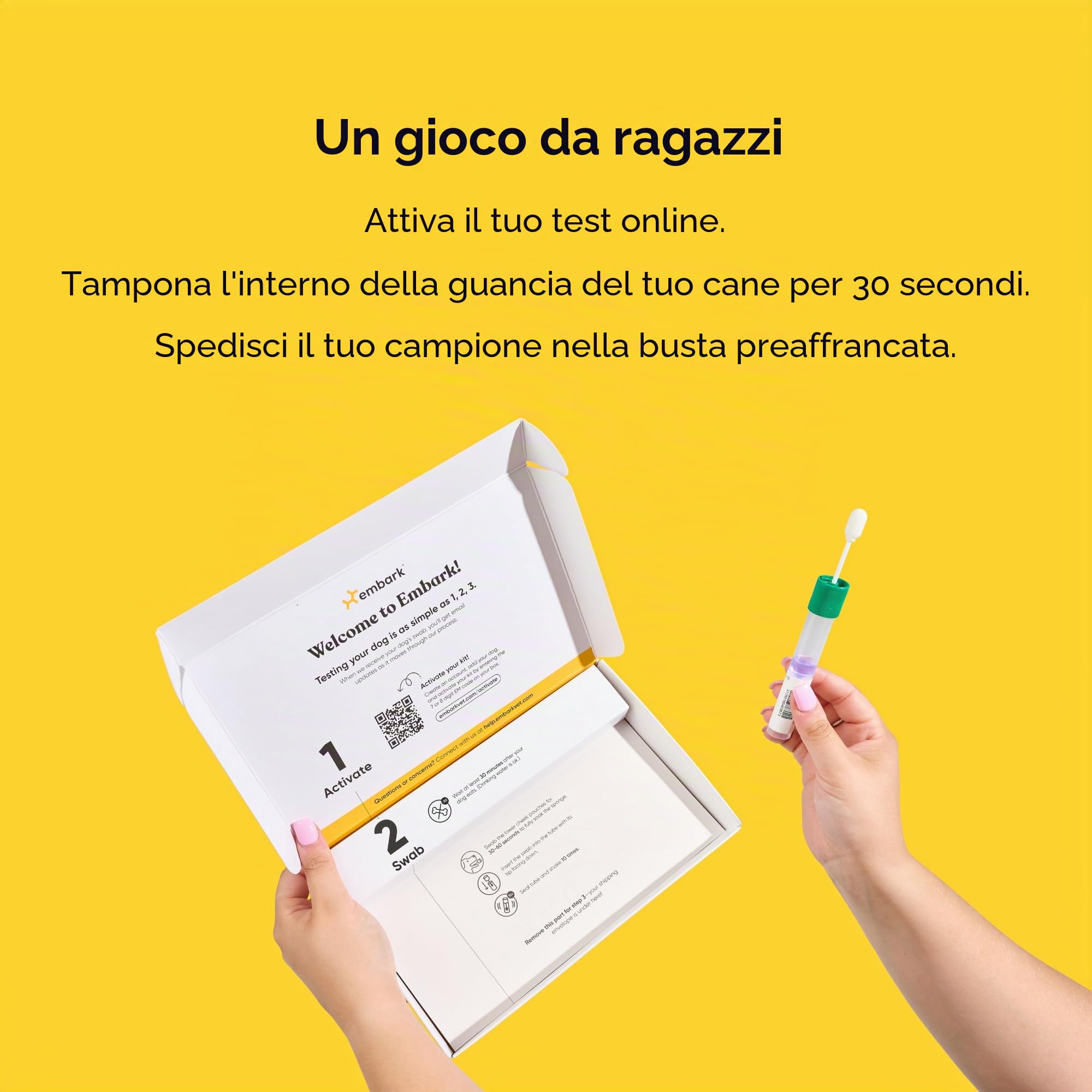 Embark - Test del DNA per cane, kit di identificazione della razza